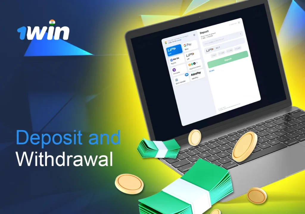 Listing of all available methods of deposit and withdrawal of won money